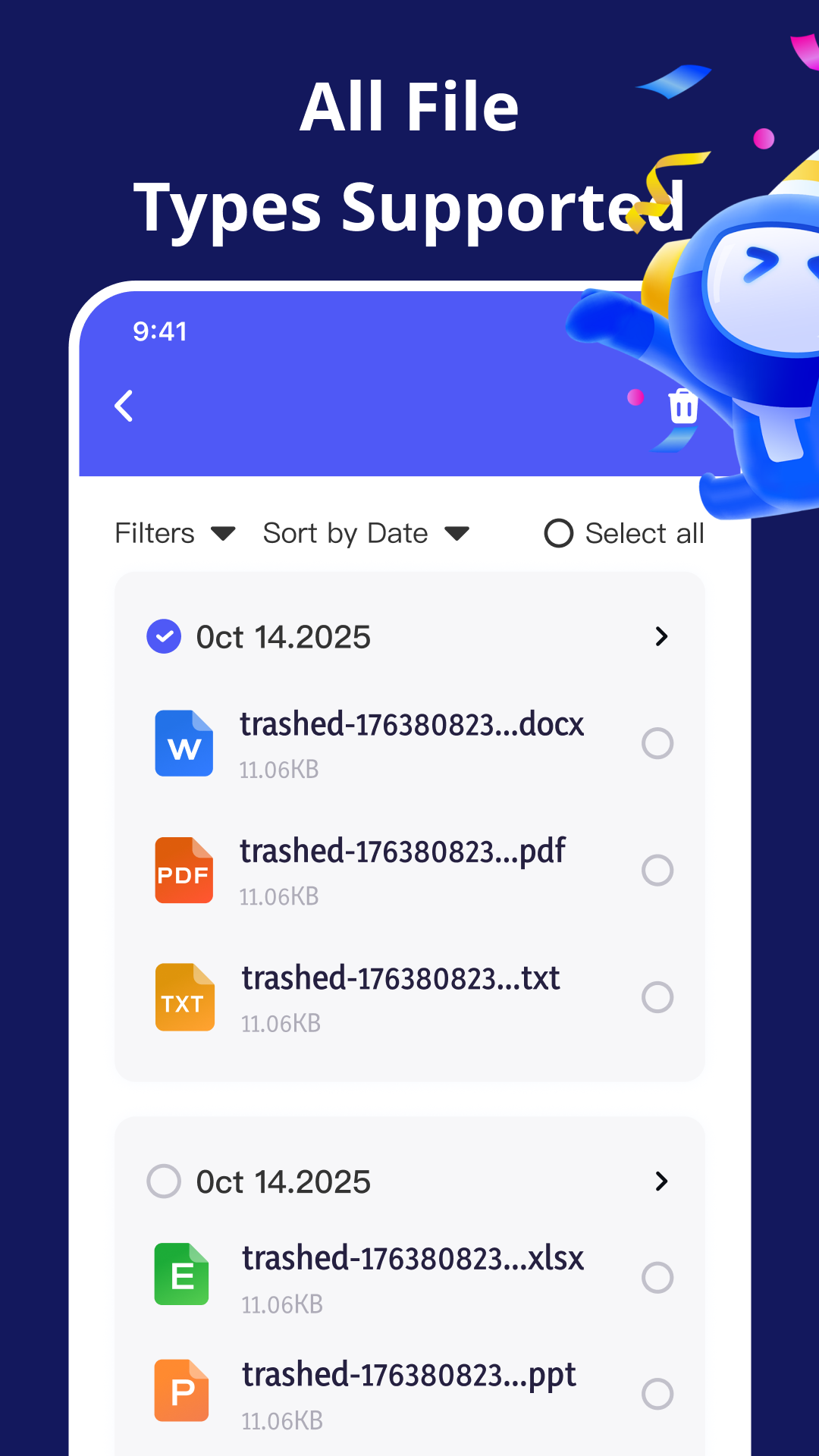 All file types supported artwork